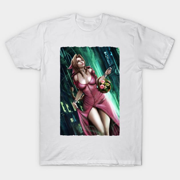 Aerith T-Shirt by asteltainn